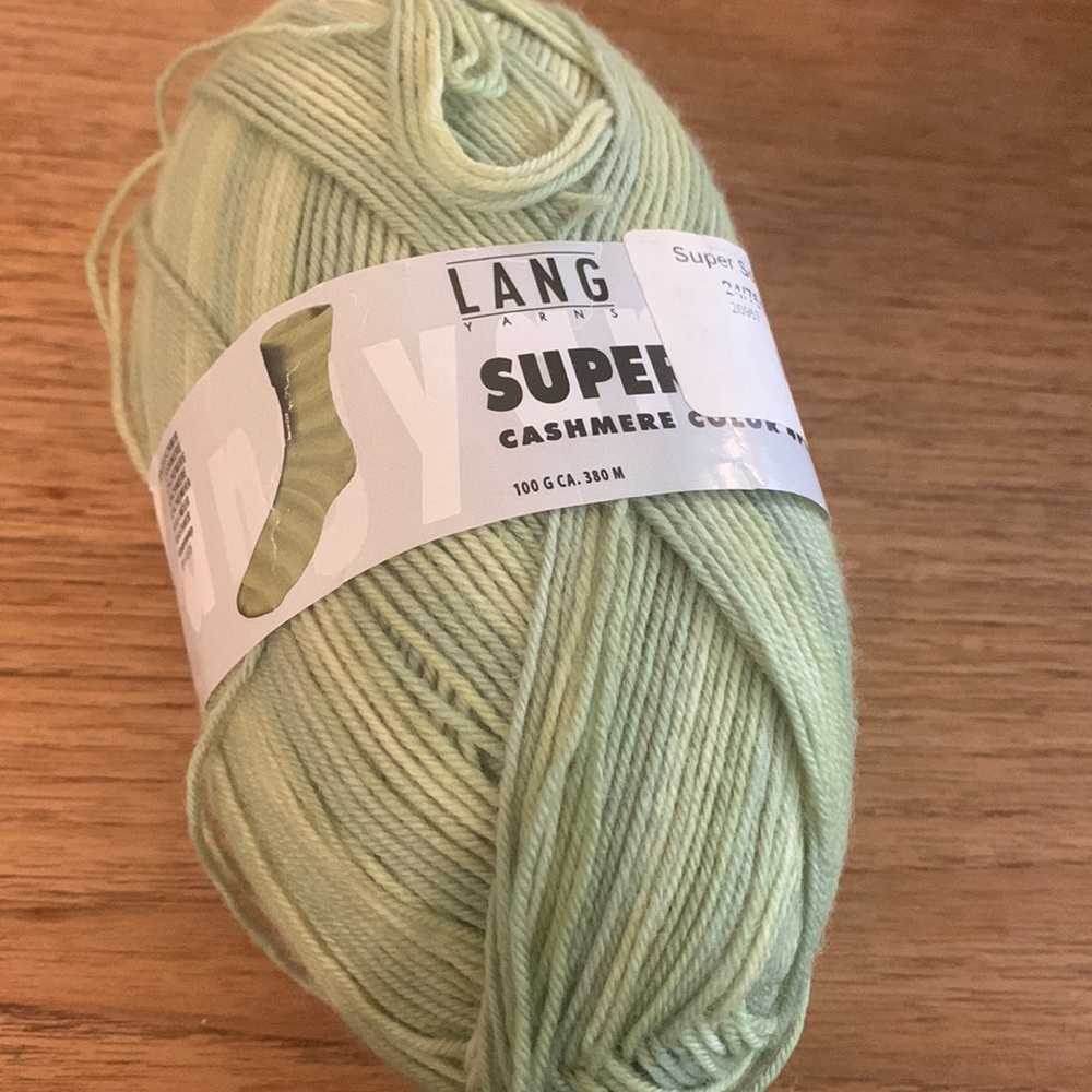 🧶 Lang Super Sock Cashmere Yarn 🧶
